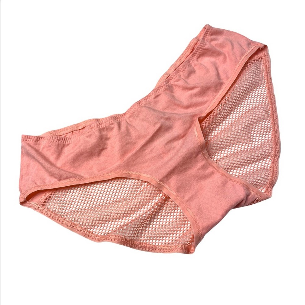 3/$36 VS Orange Hiphugger/ Hipster Mesh Panty - Picture 2 of 3